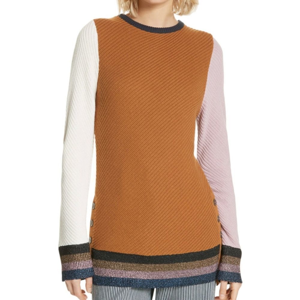 Apiece Apart Almeria Tunic long sleeve cotton sweater women size medium